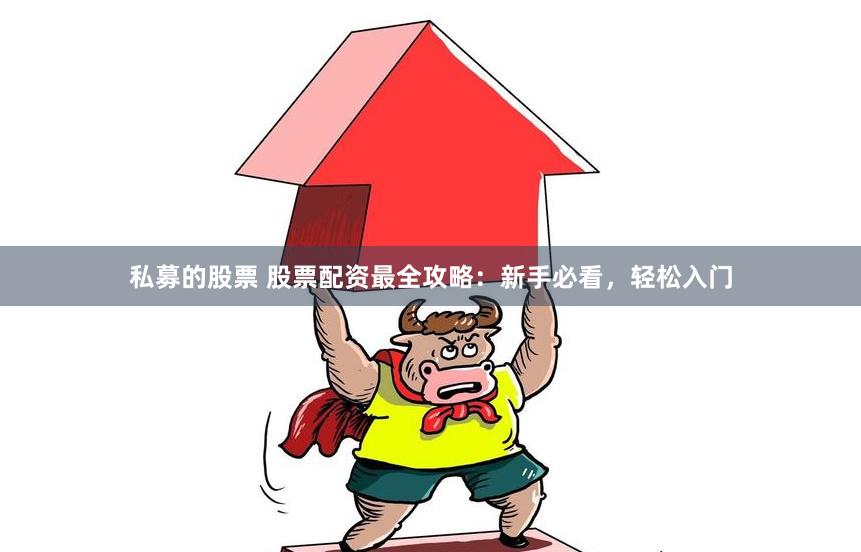 私募的股票 股票配资最全攻略：新手必看，轻松入门