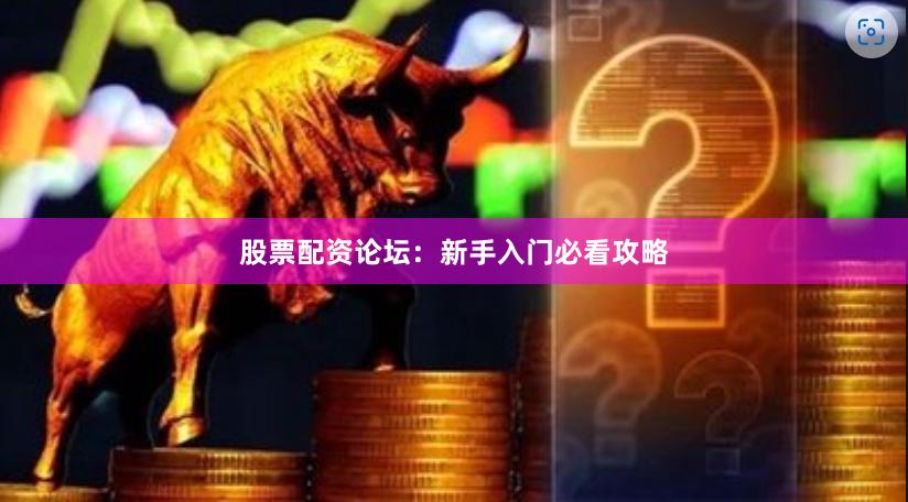 股票配资论坛：新手入门必看攻略